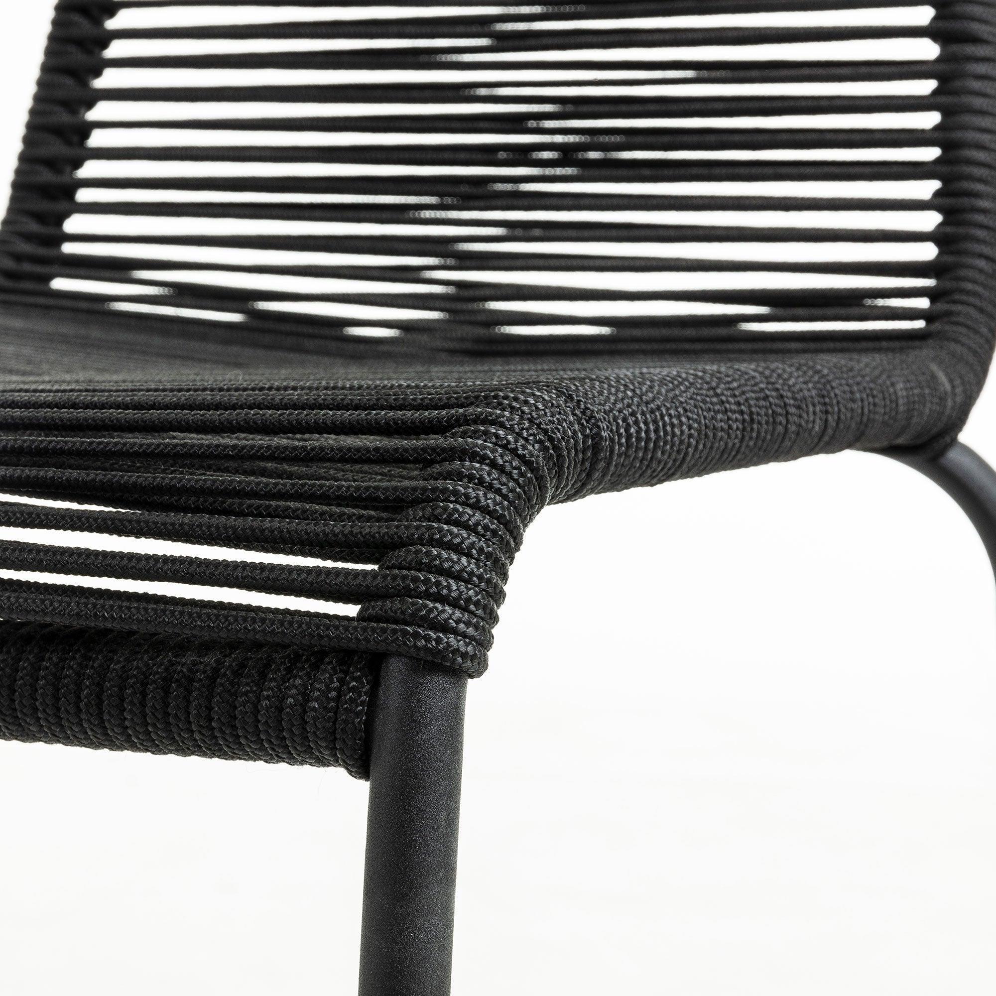 Krzesło ogrodowe LAMBTON czarny La Forma Eye on Design