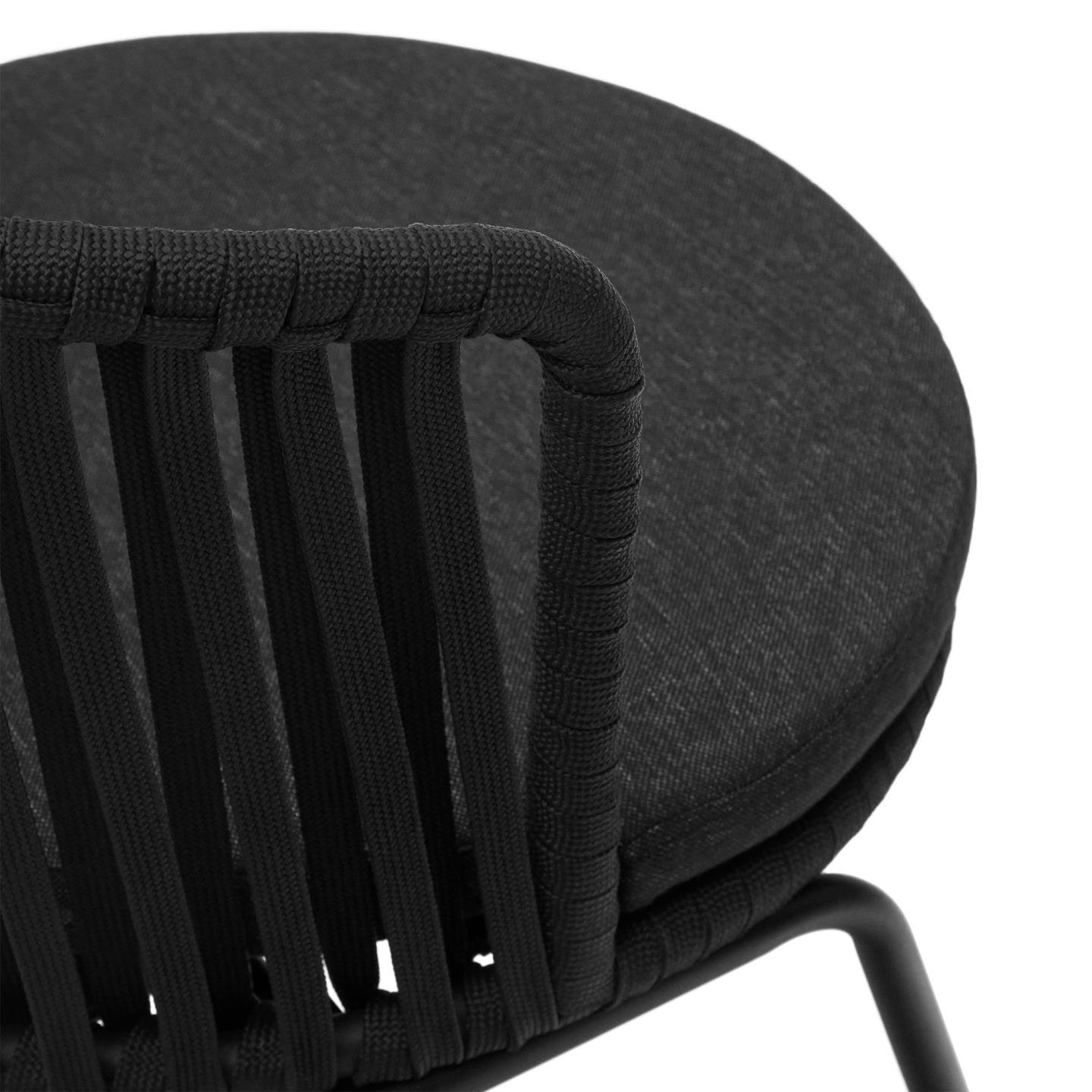 Krzesło ogrodowe SACONCA czarny La Forma Eye on Design