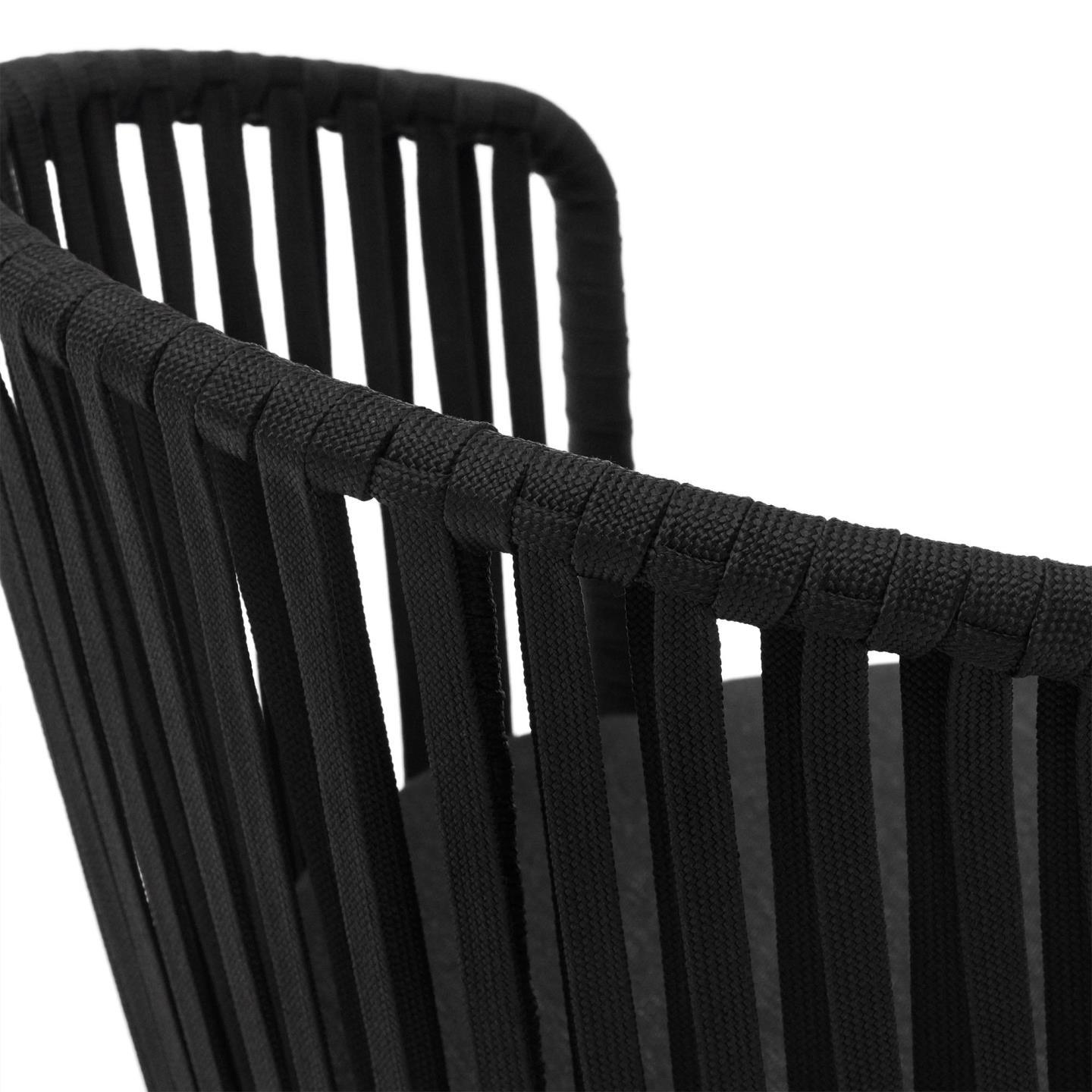 Krzesło ogrodowe SACONCA czarny La Forma Eye on Design