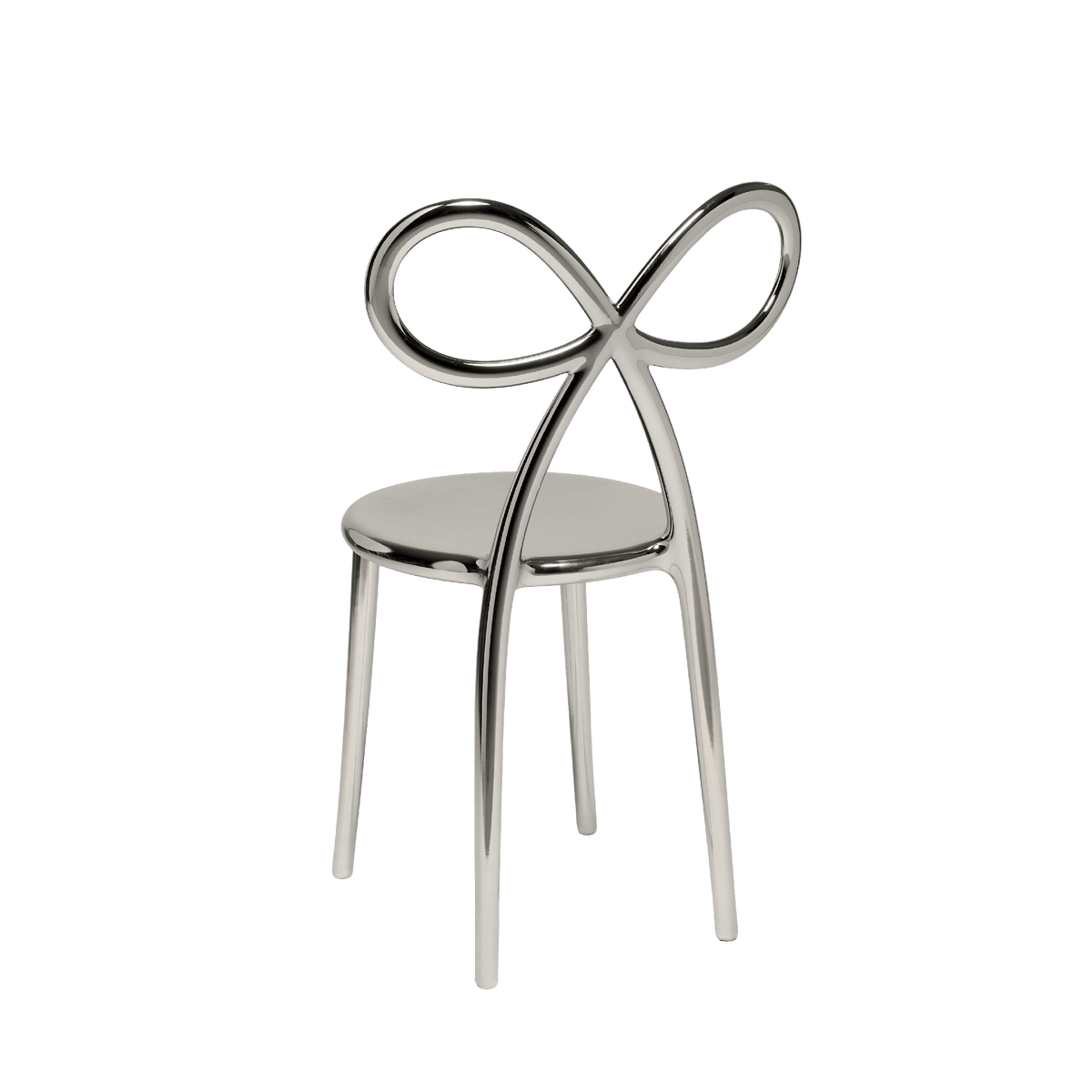 Krzesło RIBBON srebrny Qeeboo Eye on Design