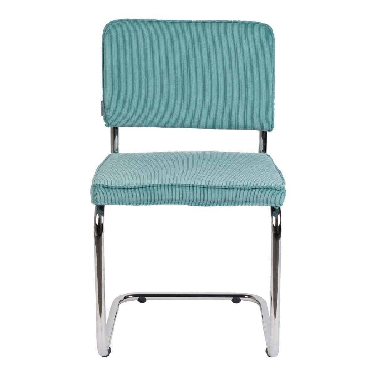 Krzesło RIDGE RIB niebieski Zuiver Eye on Design