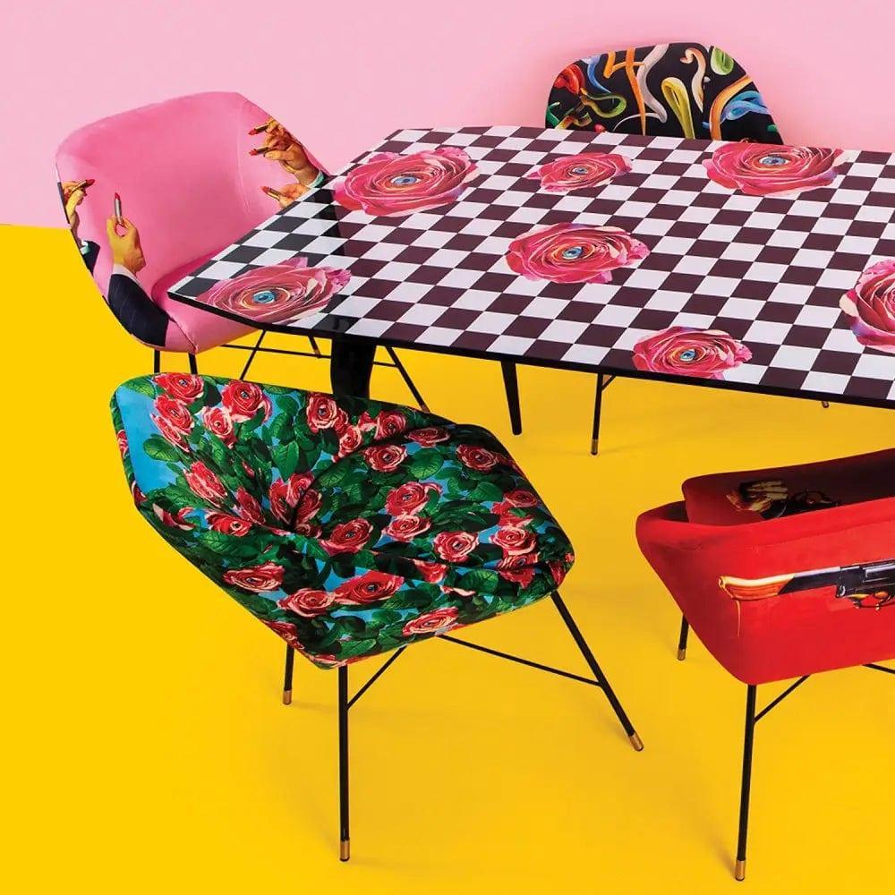 Krzesło ROSES zielony Seletti Eye on Design