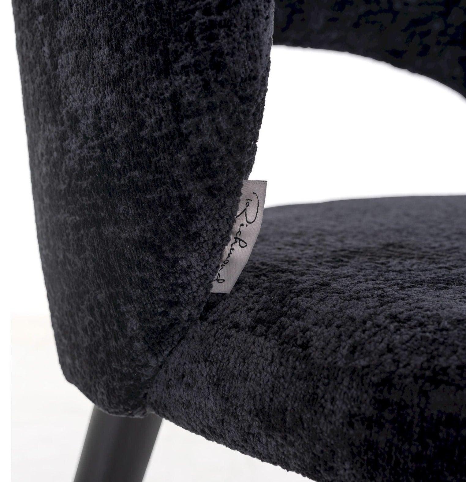 Krzesło SAVOY czarny szenil Richmond Interiors Eye on Design