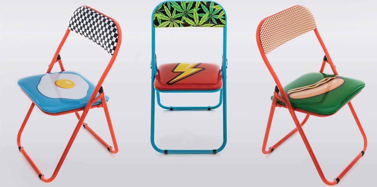 Krzesło składane FLASH Seletti Eye on Design