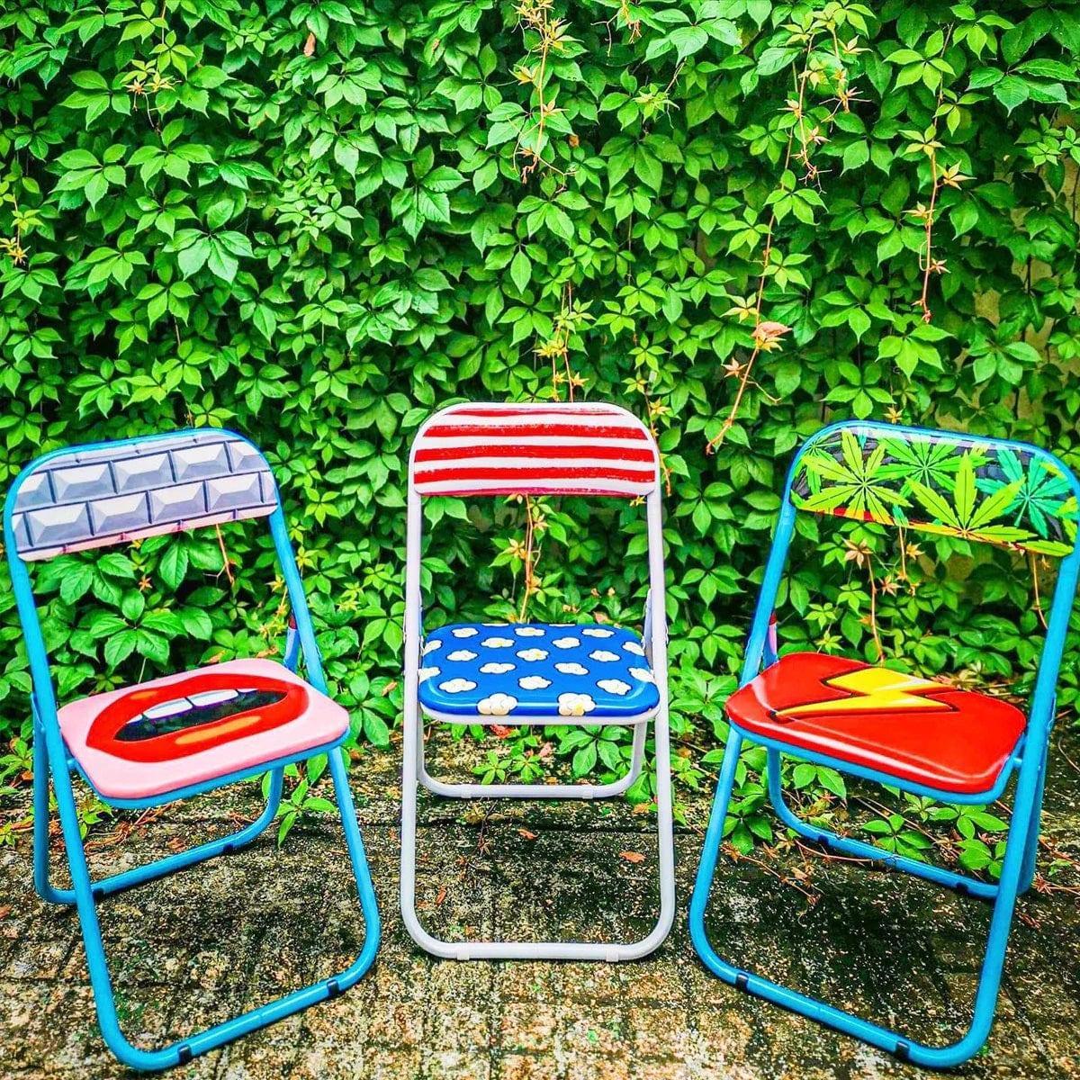 Krzesło składane POP CORN Seletti Eye on Design