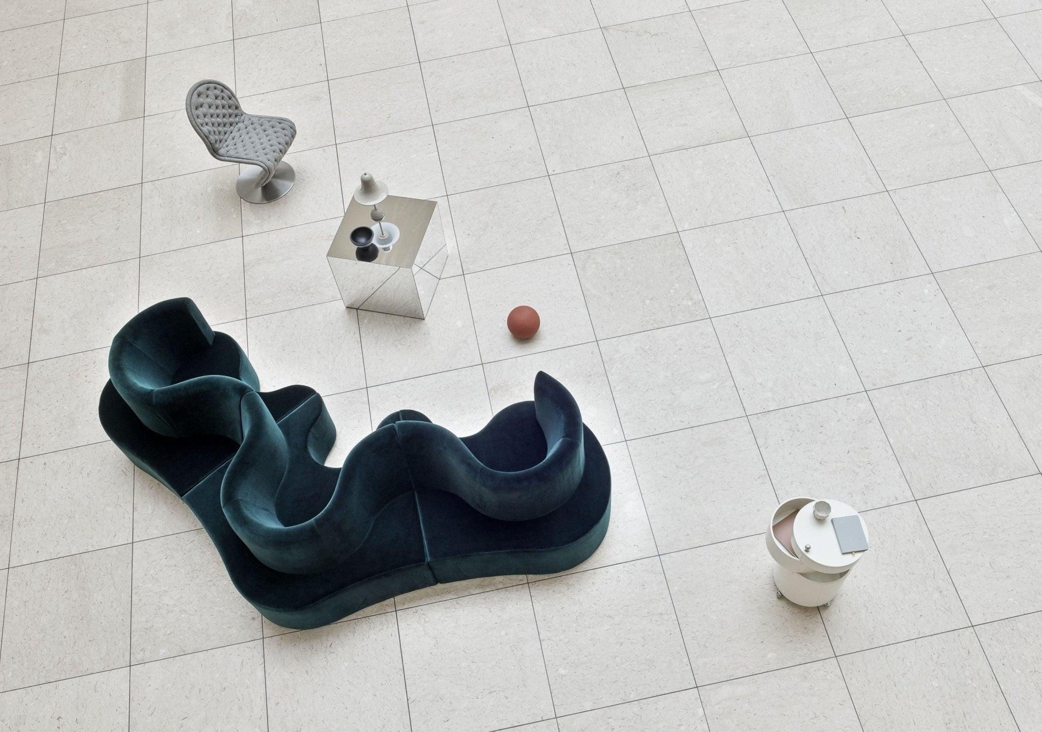 Krzesło SYSTEM 1-2-3 DELUXE z okrągłą podstawą Verpan Eye on Design