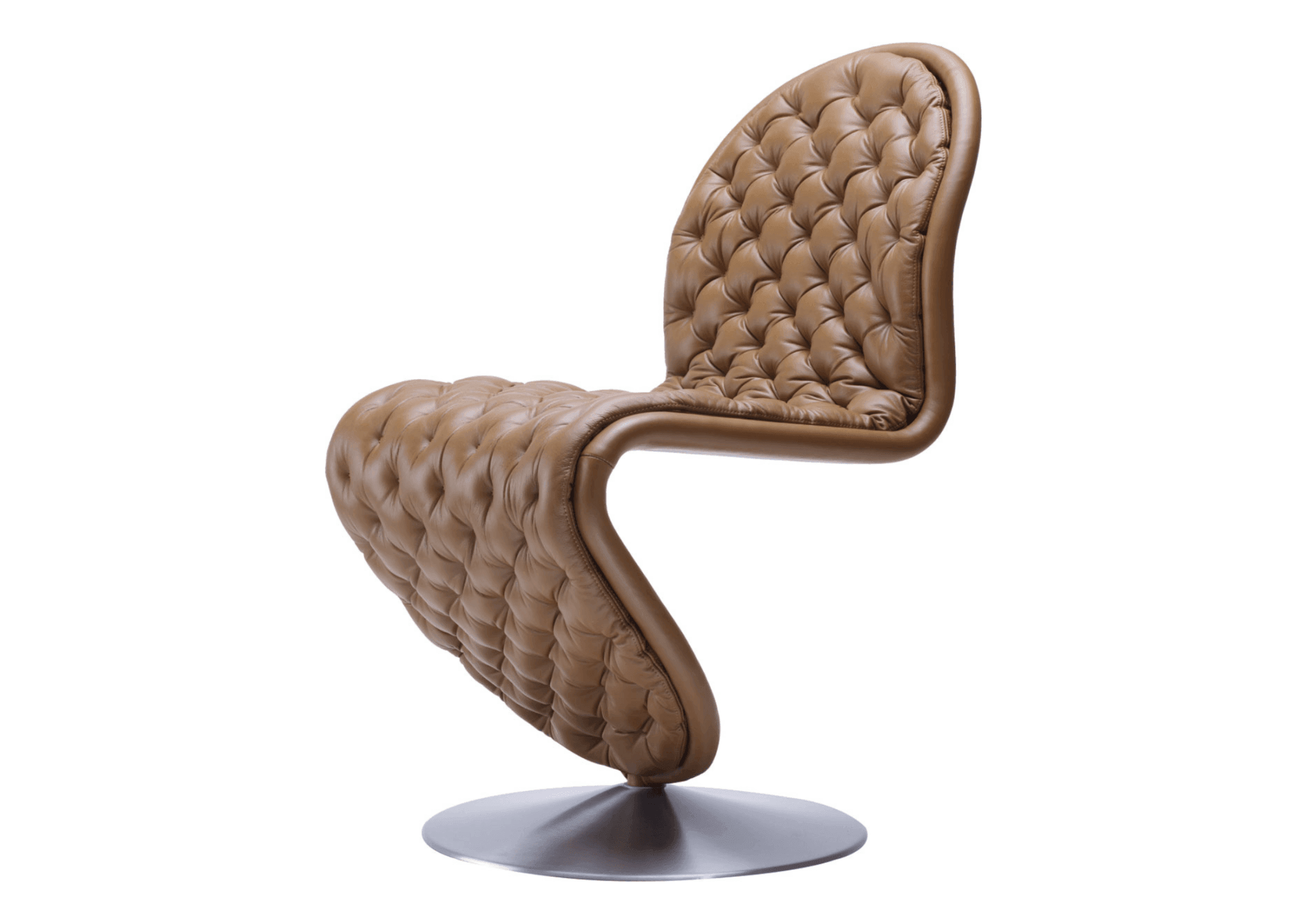 Krzesło SYSTEM 1-2-3 DELUXE z okrągłą podstawą Verpan Eye on Design