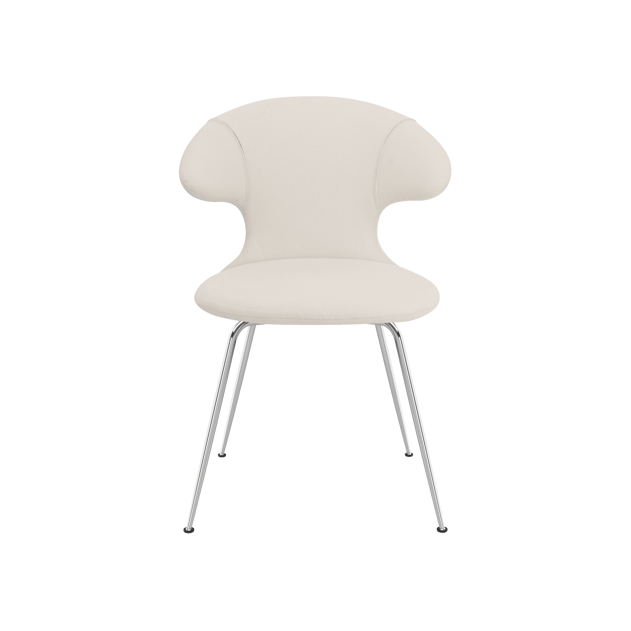 Krzesło TIME FLIES beżowy ze srebrną podstawą UMAGE Eye on Design