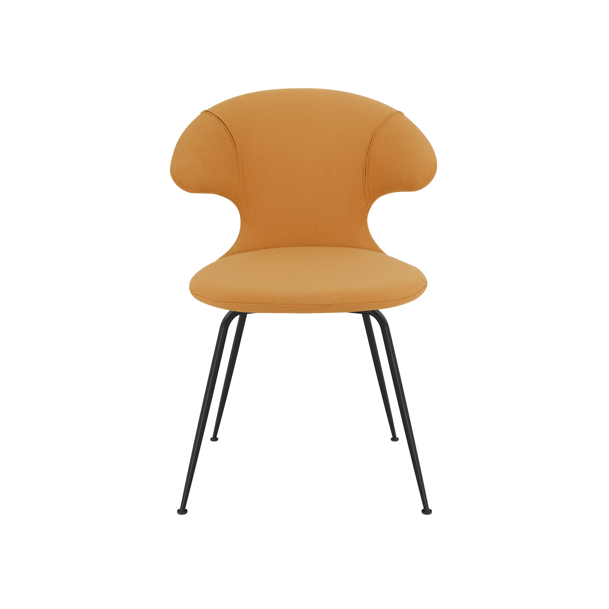 Krzesło TIME FLIES bursztynowy z czarną podstawą UMAGE Eye on Design
