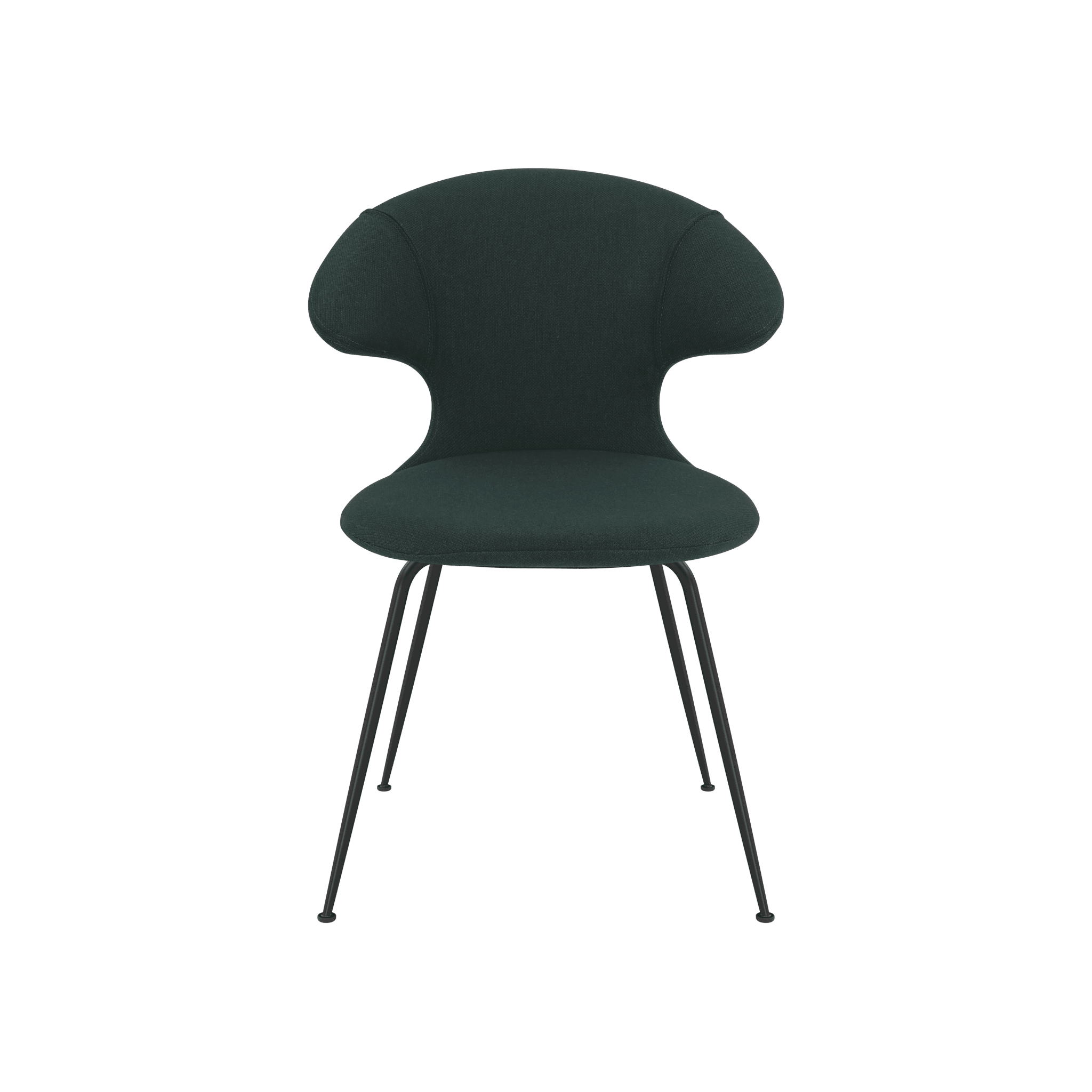 Krzesło TIME FLIES butelkowa zieleń z czarną podstawą UMAGE Eye on Design