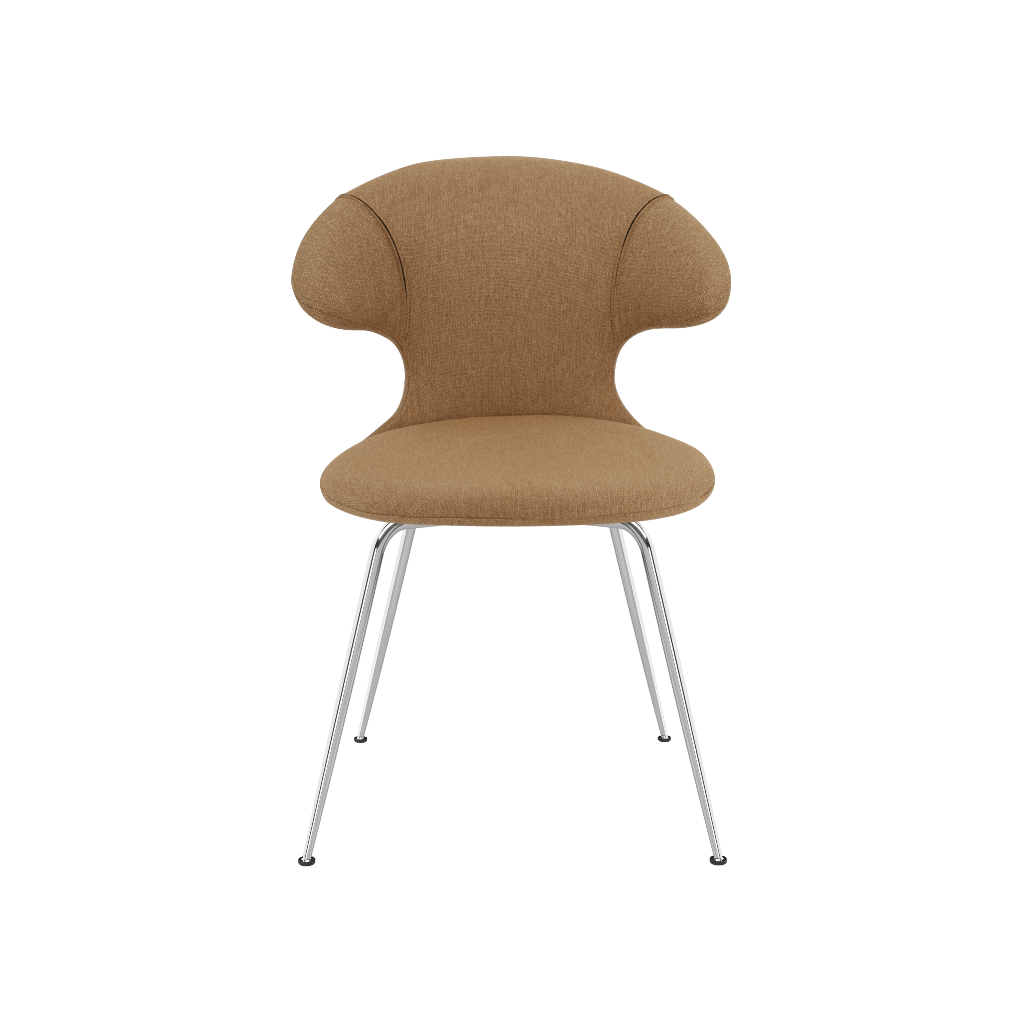 Krzesło TIME FLIES karmelowy ze srebrną podstawą UMAGE Eye on Design