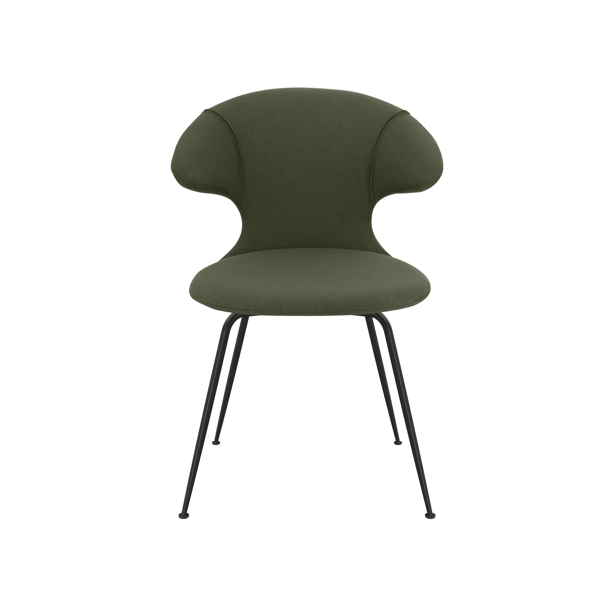 Krzesło TIME FLIES oliwkowy z czarną podstawą UMAGE Eye on Design