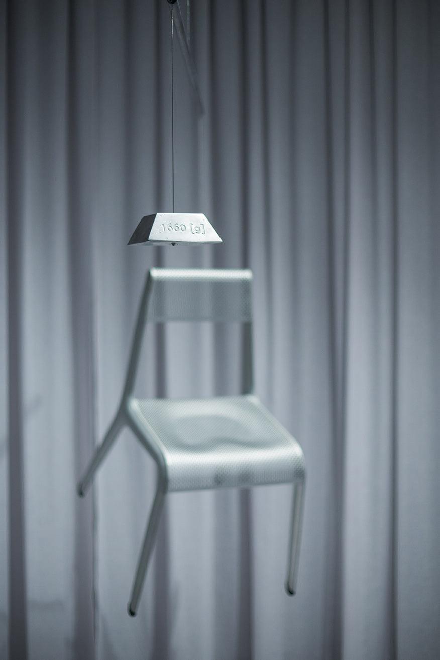 Krzesło ULTRALEGGERA kamienny szary mat Zieta Studio Eye on Design