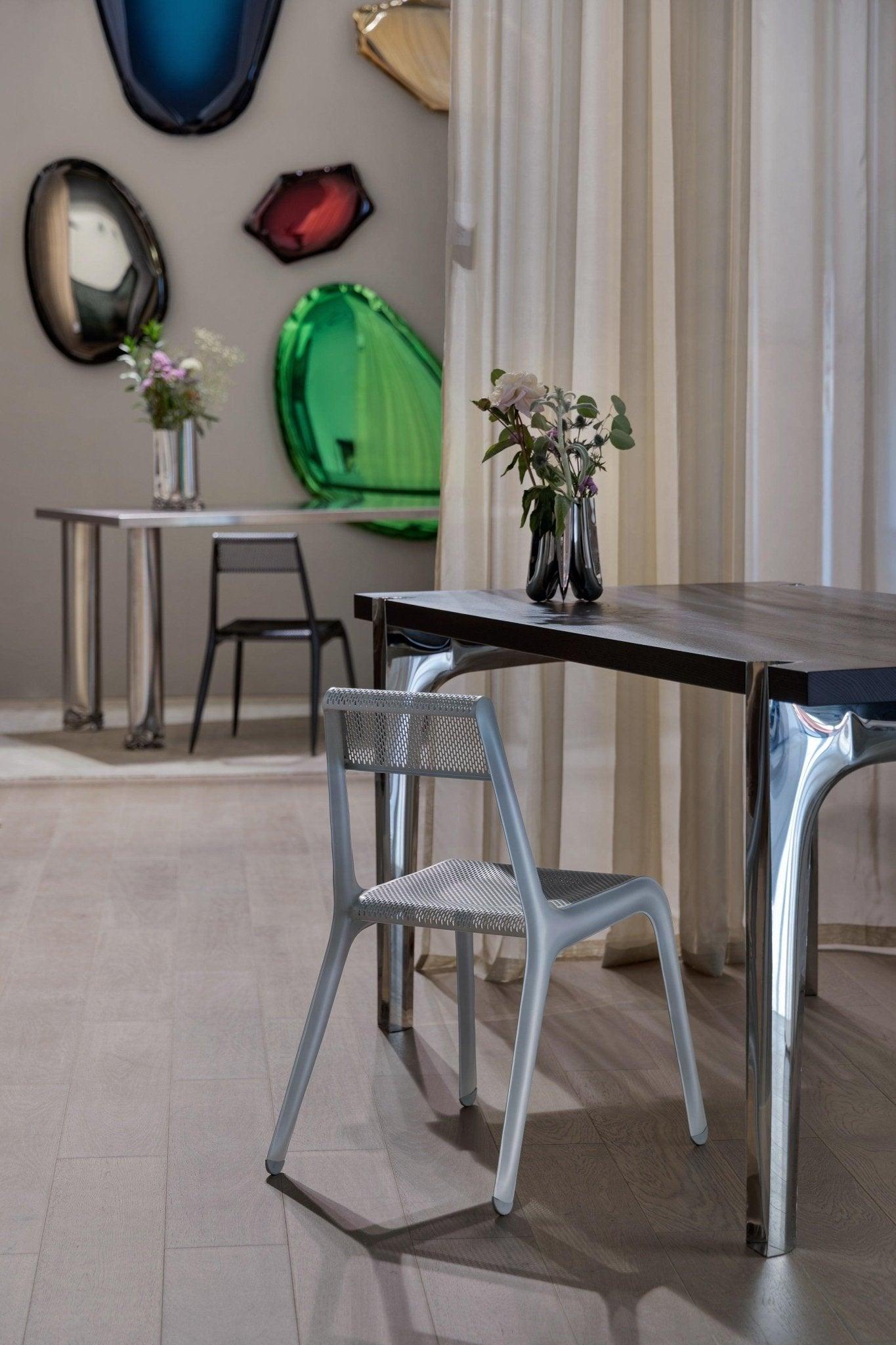 Krzesło ULTRALEGGERA szary mech mat Zieta Studio Eye on Design