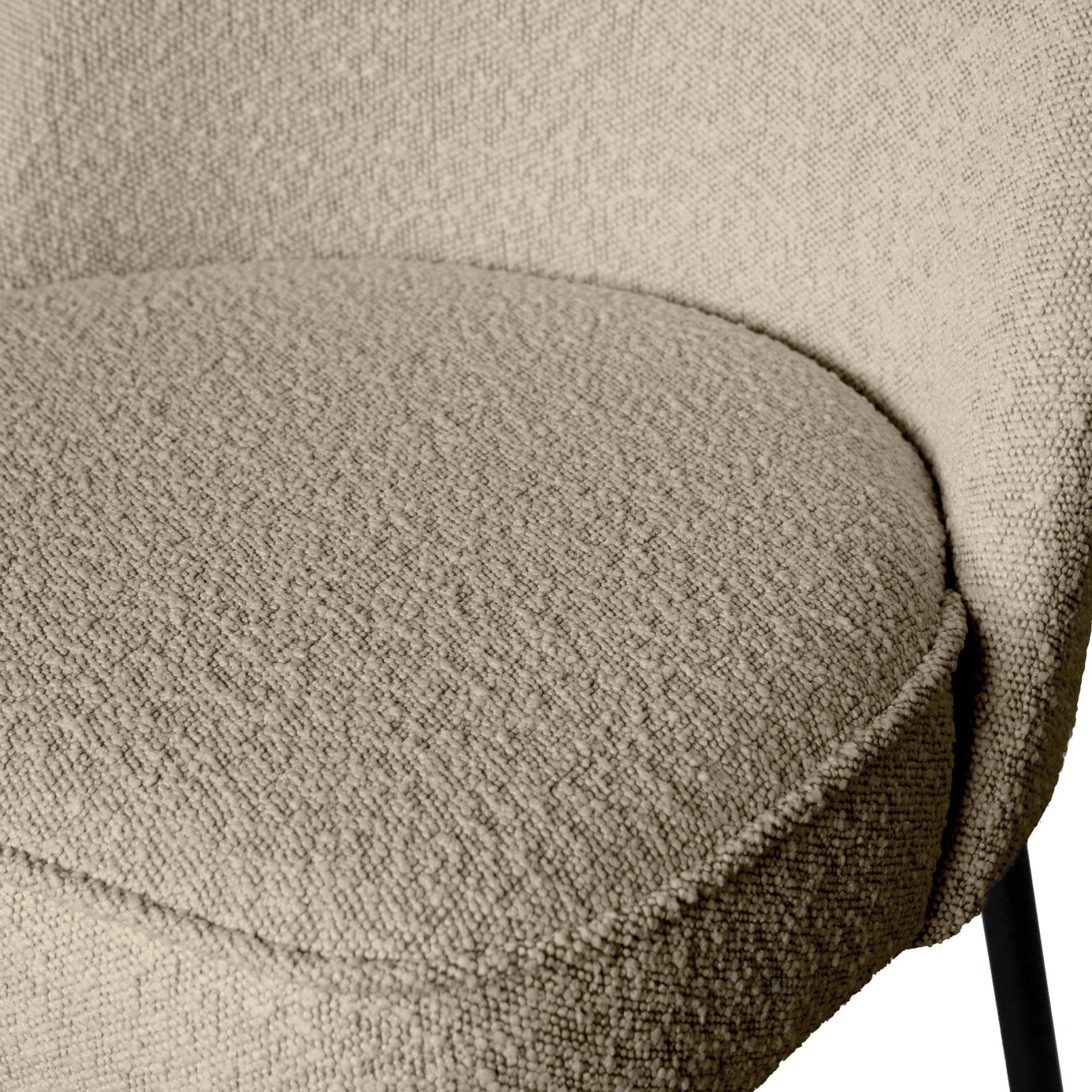 Krzesło VOGUE boucle beżowy Be Pure Eye on Design