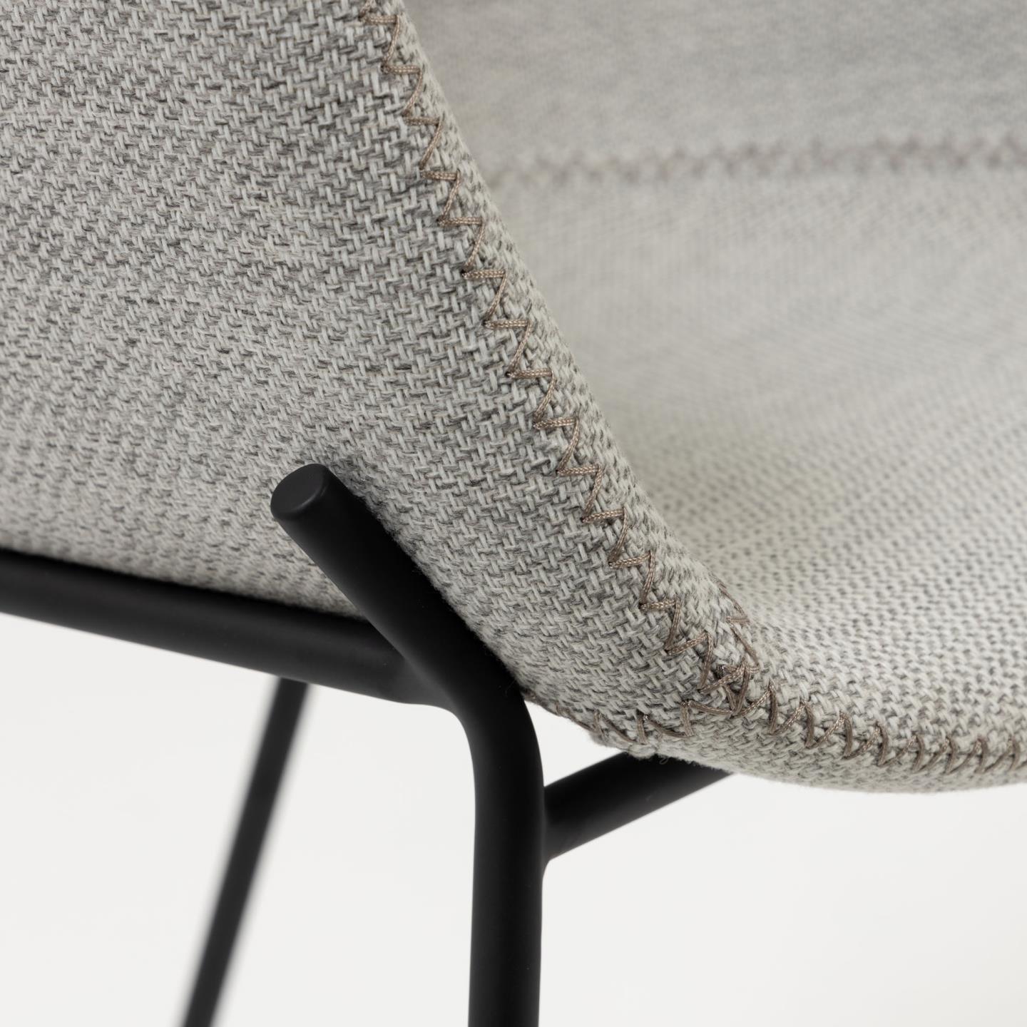 Krzesło YVETTE jasnoszary La Forma Eye on Design