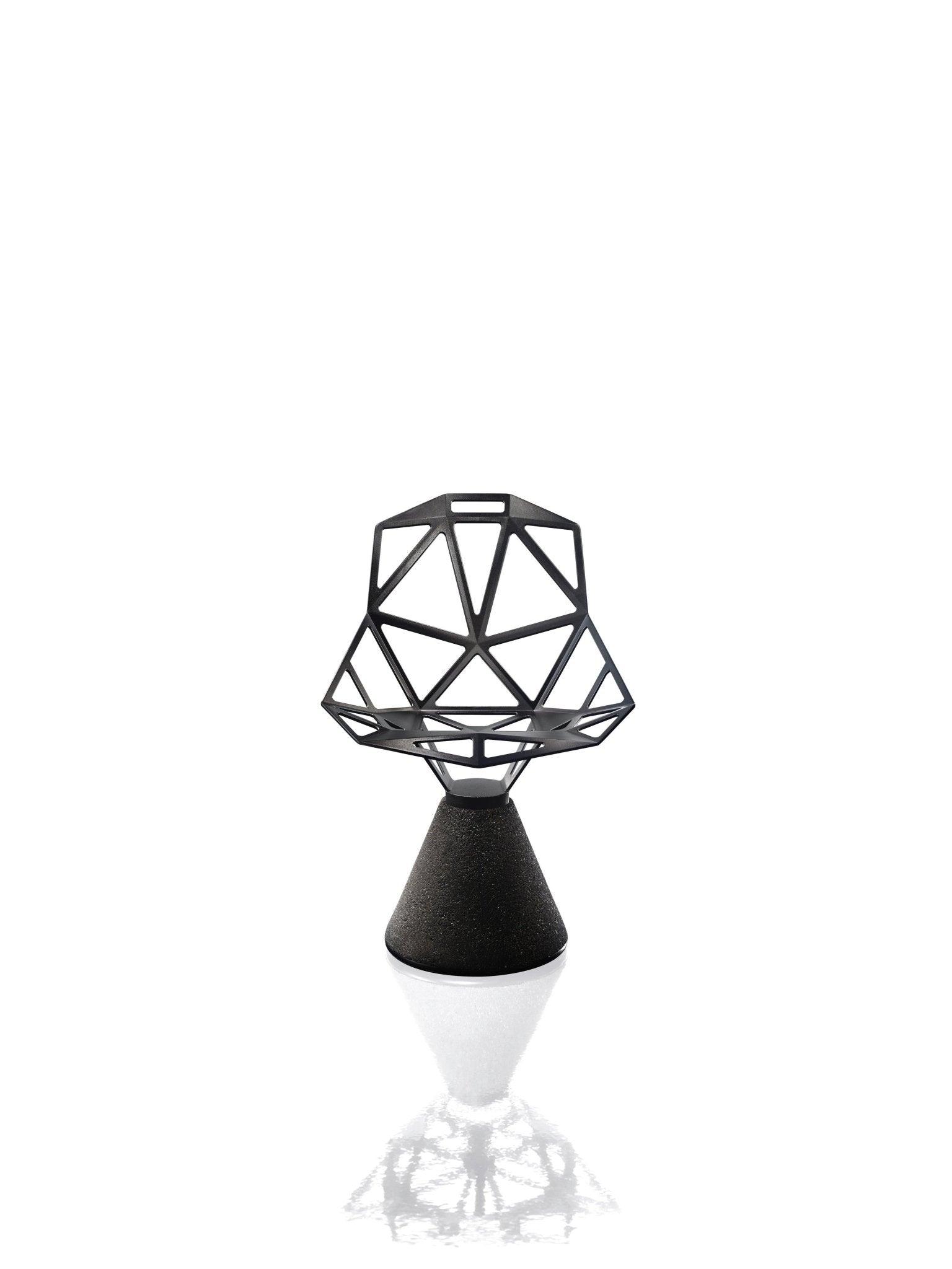 Krzesło z betonową podstawą CHAIR_ONE czarny Magis Eye on Design