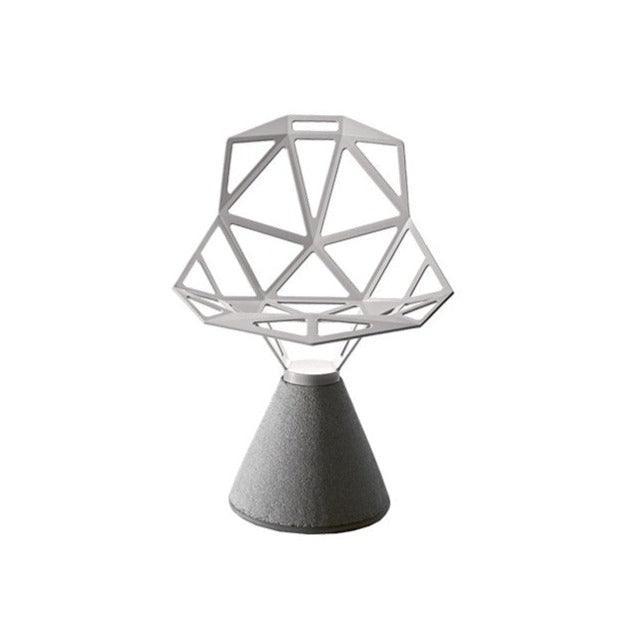 Krzesło z betonową podstawą CHAIR_ONE jasnoszary Magis Eye on Design