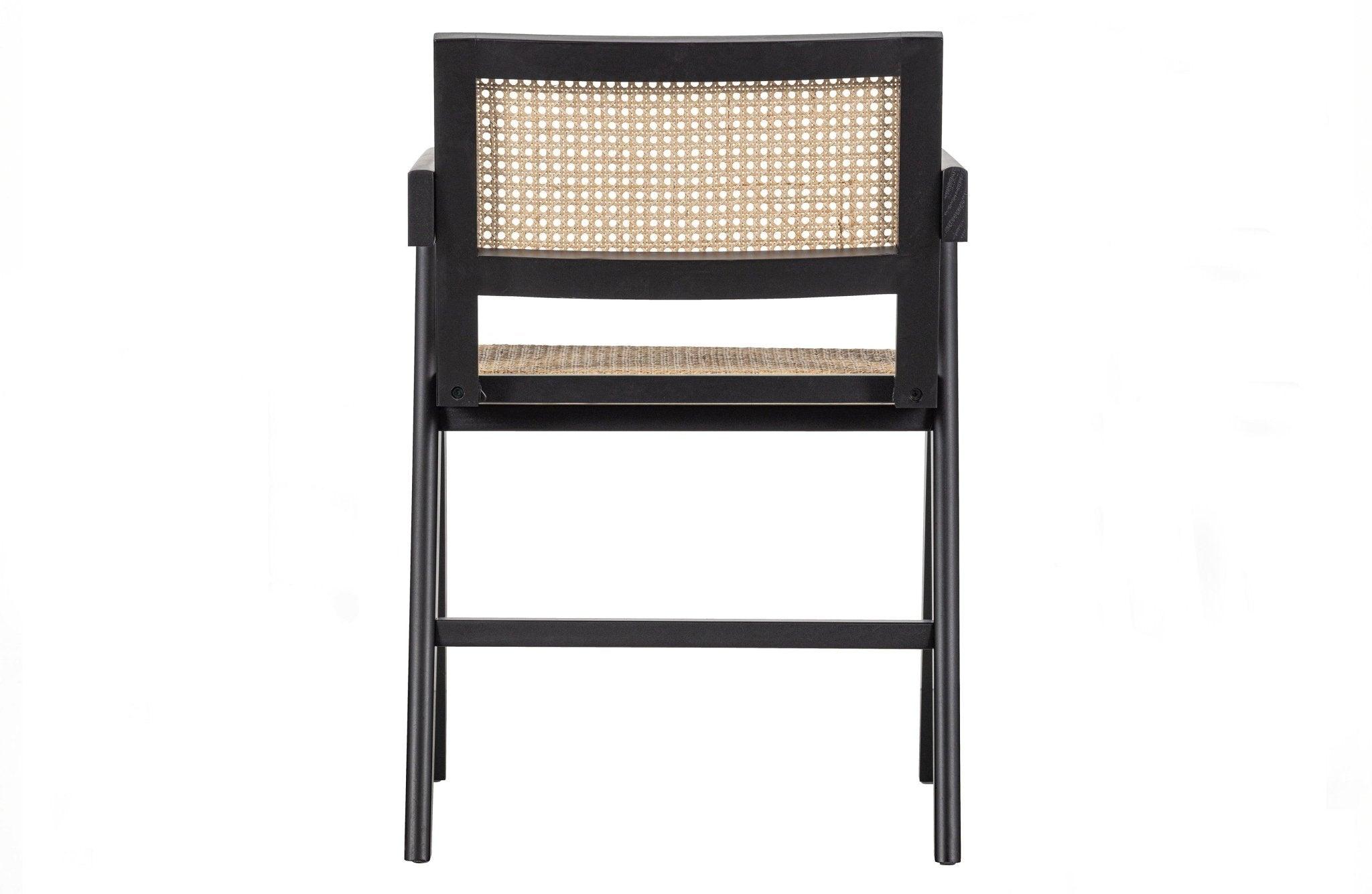 Krzesło z podłokietnikami GUNN czarny Woood Exclusive Eye on Design