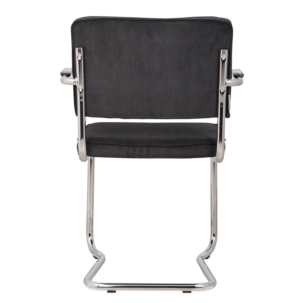 BRAK - Fotel RIDGE KINK RIB czarny Zuiver Eye on Design