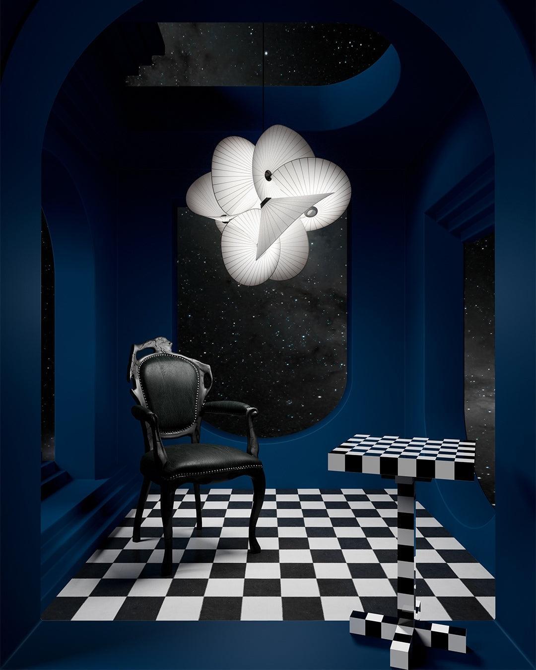 Krzesło z podłokietnikami SMOKE czarny Moooi Eye on Design