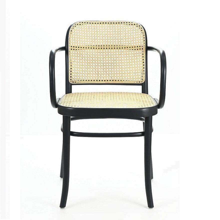 Krzesło z podłokietnikami tapicerowane B-811 drewno bukowe Fameg Eye on Design