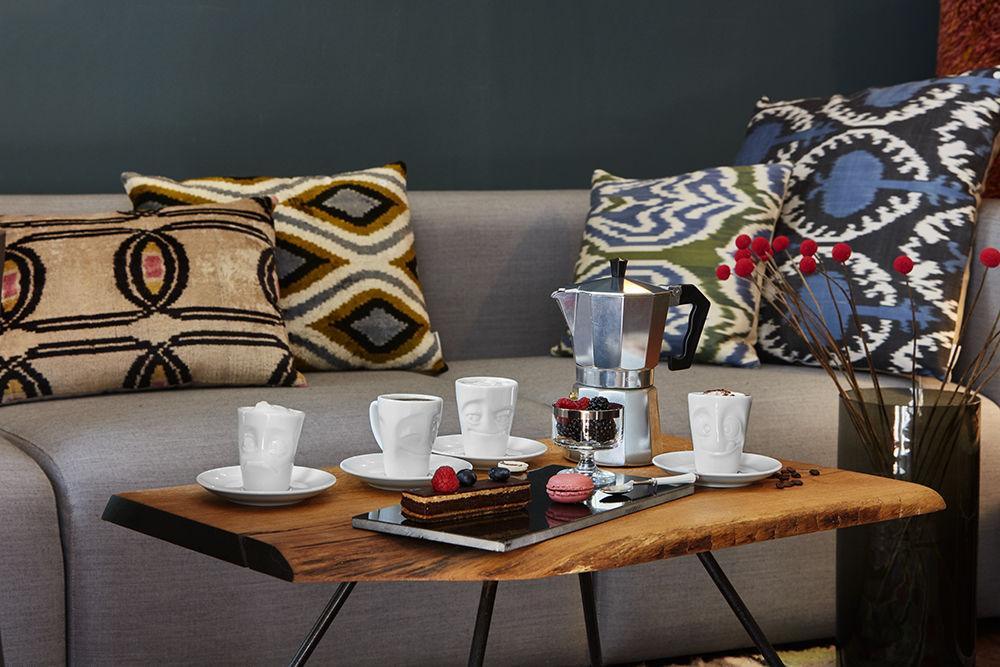 Kubeczek do espresso BAFFLED biały, marka 58products
