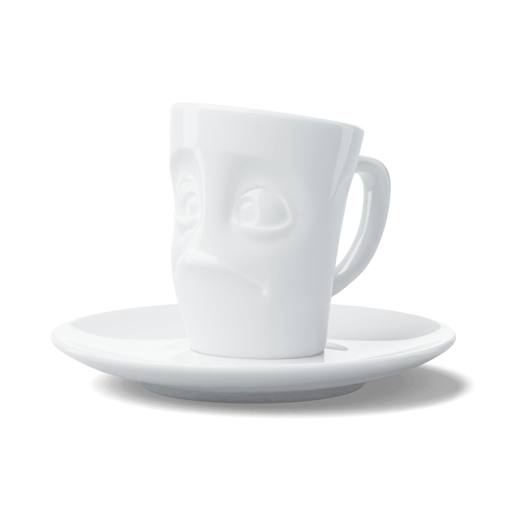 Kubeczek do espresso BAFFLED biały – 58products