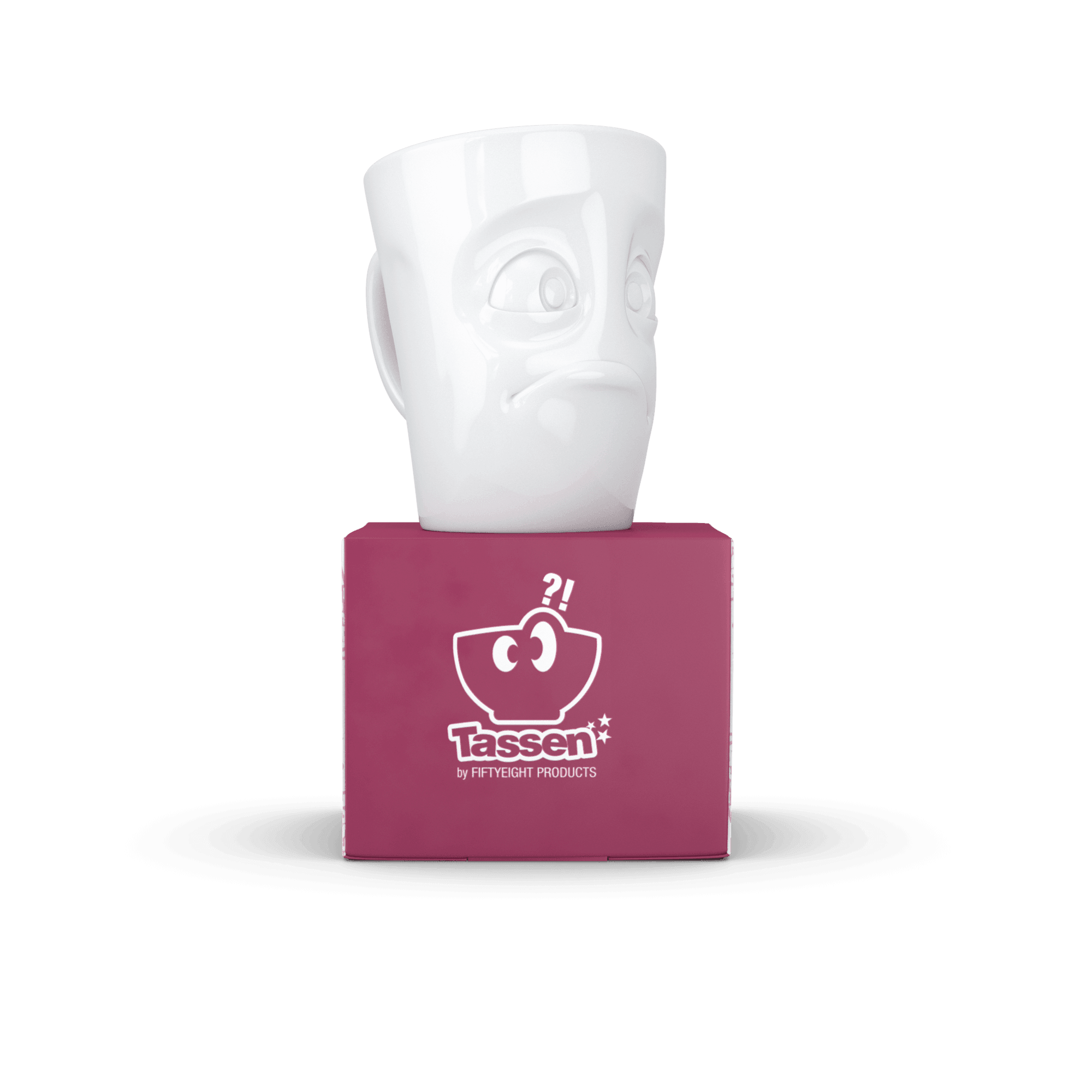 Kubek BAFFLED biały 58products Eye on Design