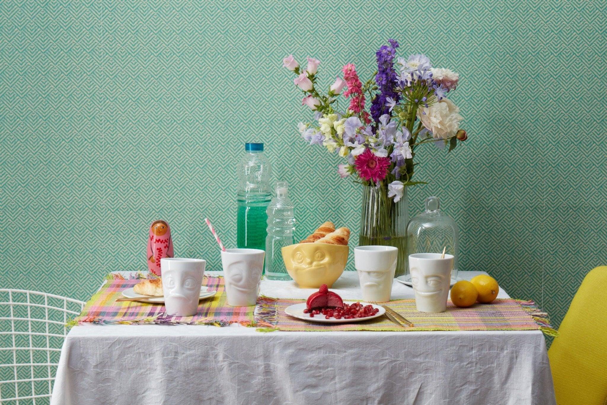 Kubek BAFFLED biały 58products Eye on Design