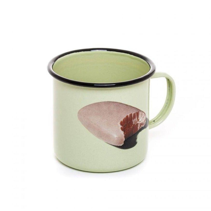 Kubek emaliowany SOAP zielony Seletti Eye on Design