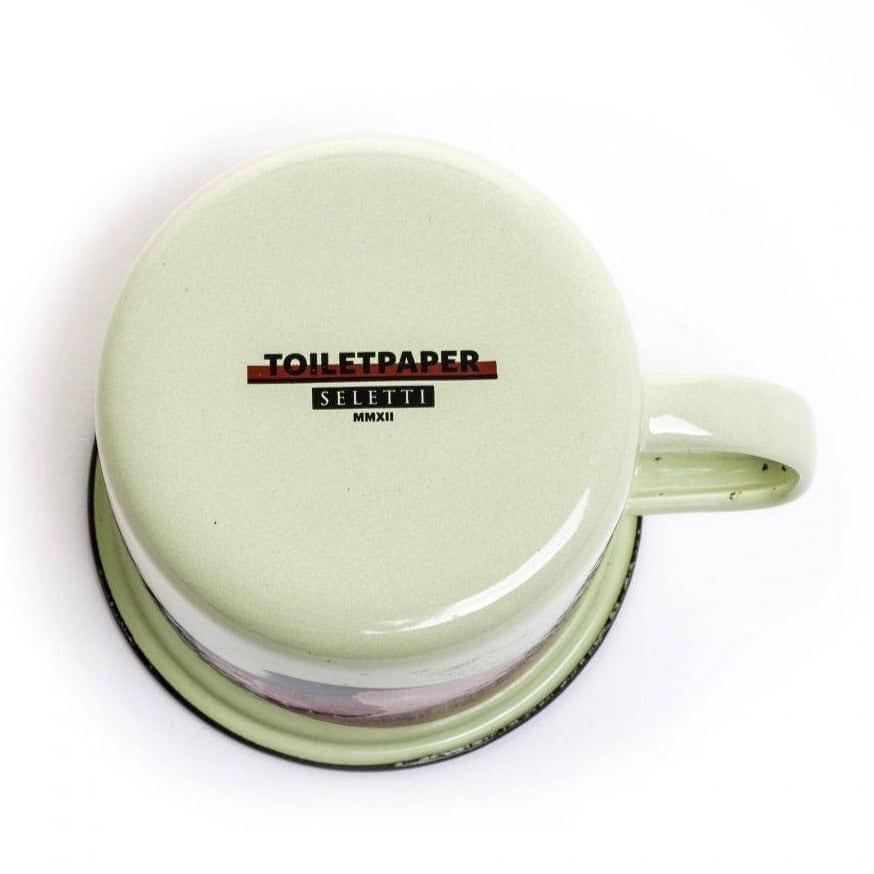 Kubek emaliowany SOAP zielony Seletti Eye on Design