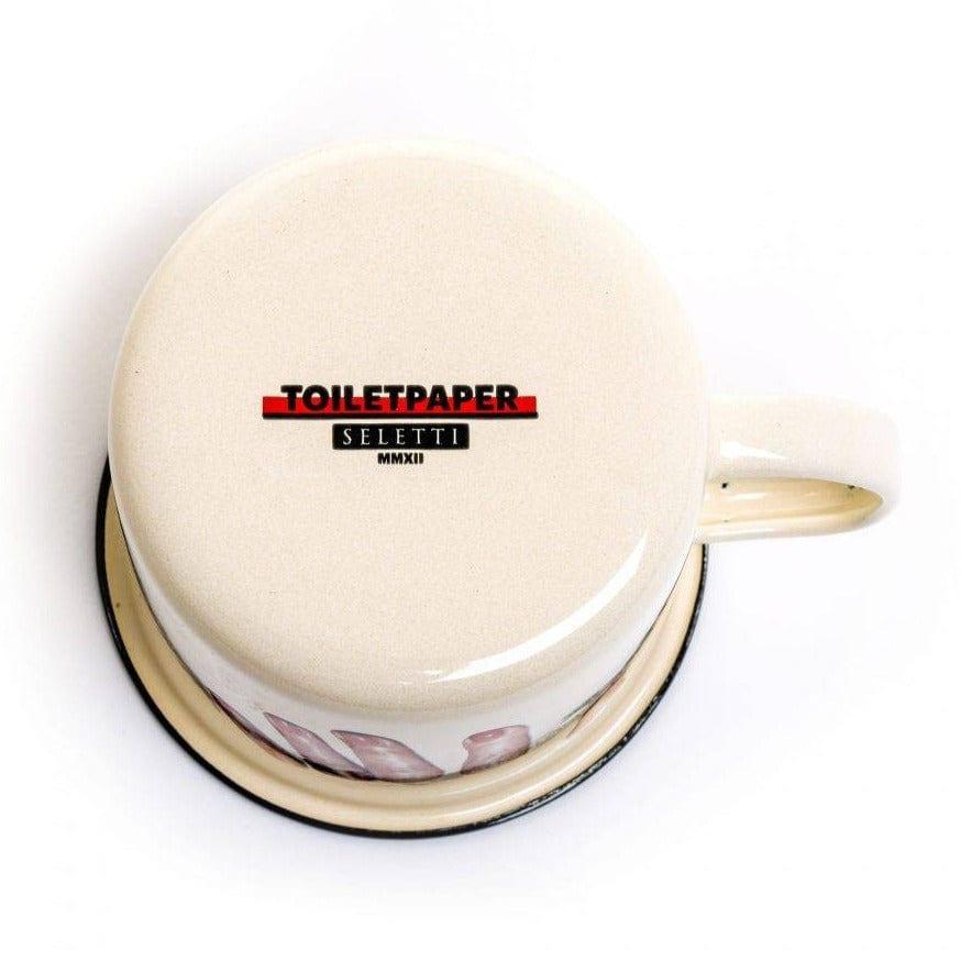 Kubek emaliowany TOAD beżowy Seletti Eye on Design