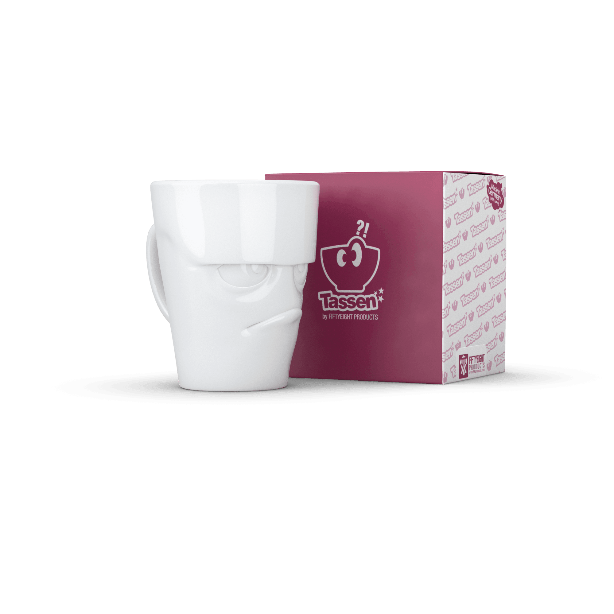 Kubek GRUMPY biały 58products Eye on Design