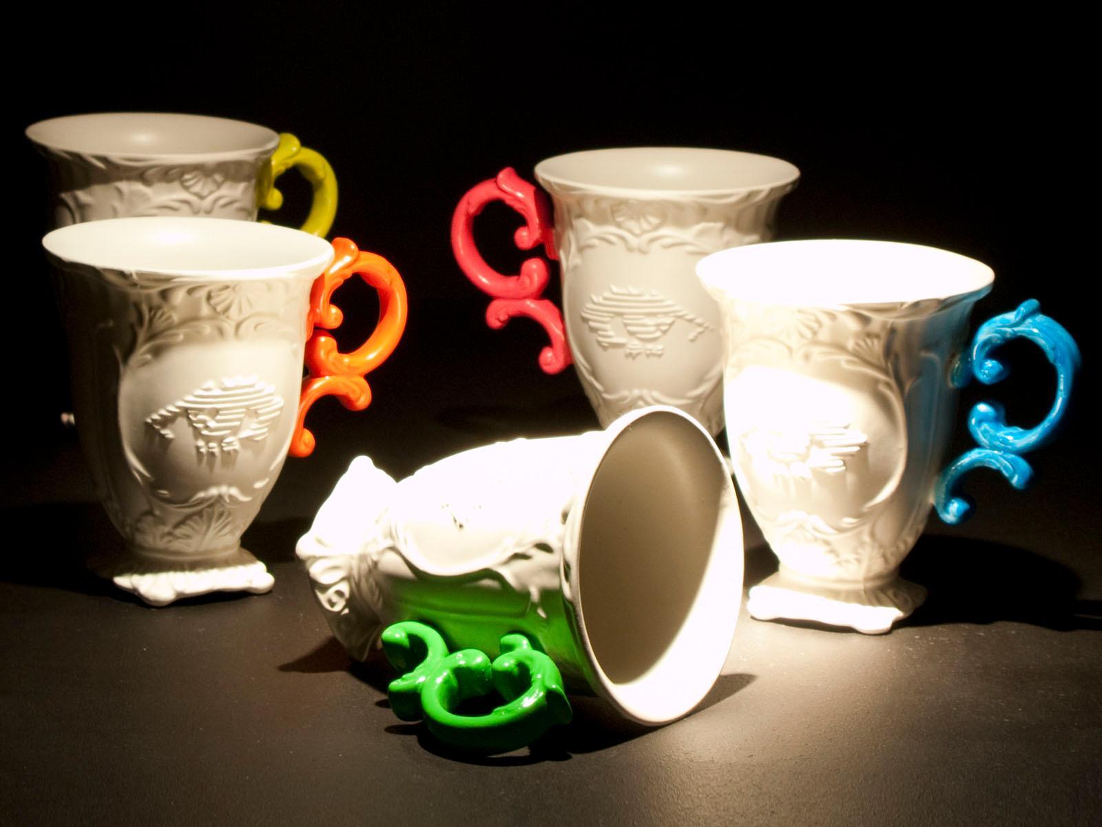 Kubek I-WARES I-MUG pomarańczowy Seletti Eye on Design
