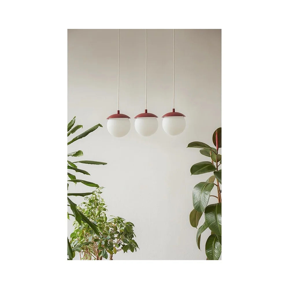 KUUL burgundy ceiling lamp