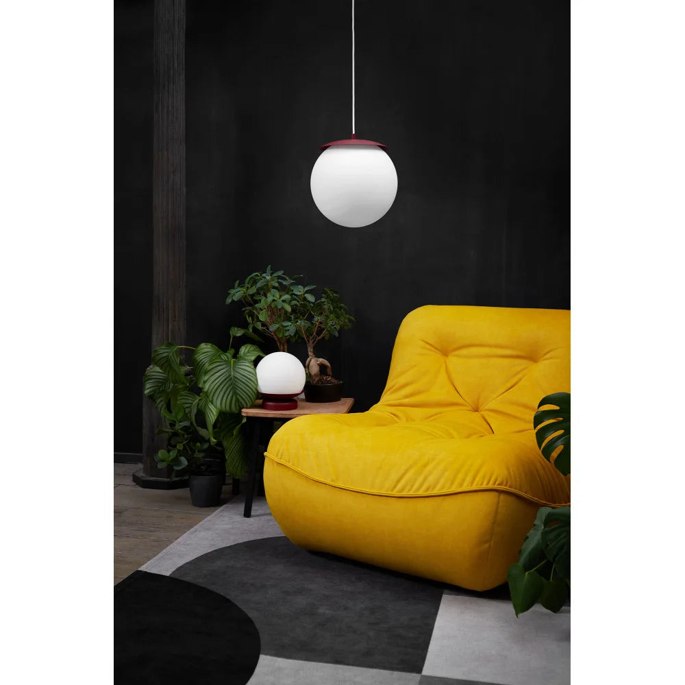 KUUL burgundy pendant lamp