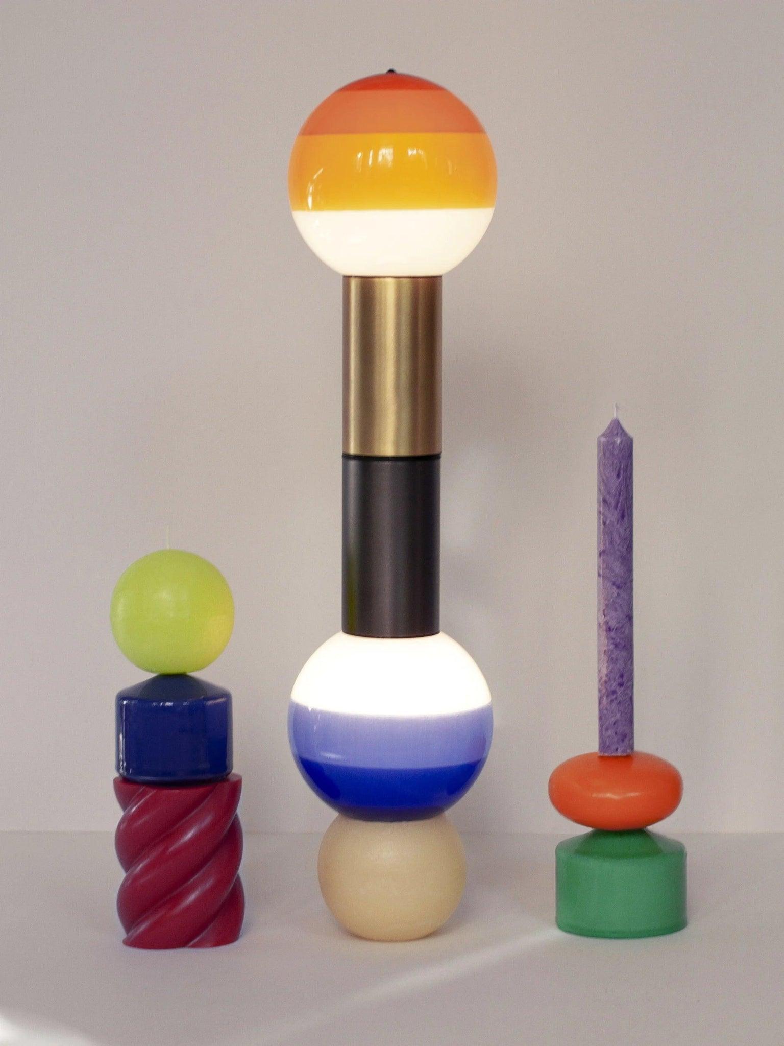 Lampa akumulatora DIPPING niebieski Marset Eye on Design