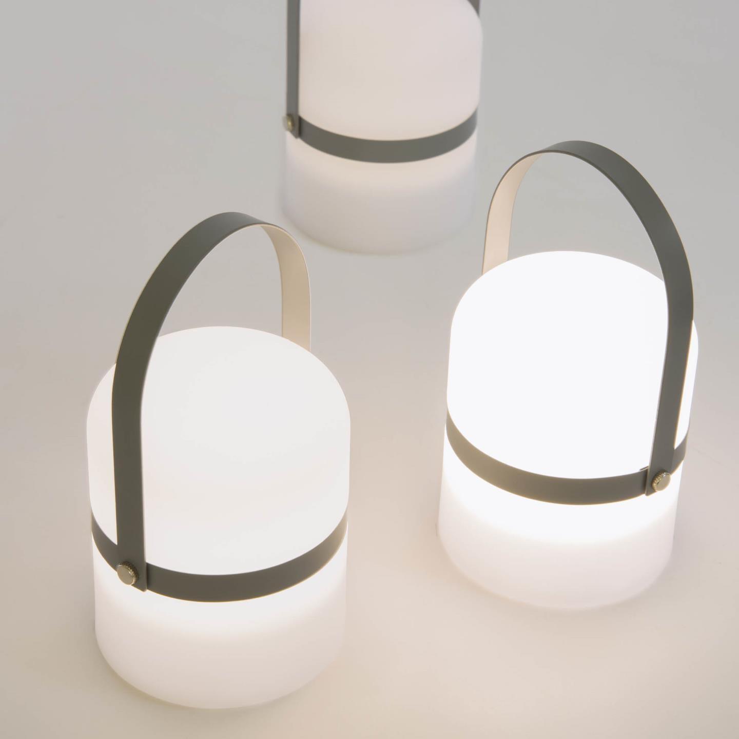 Lampa akumulatorowa RIDLEY MINI szary La Forma Eye on Design