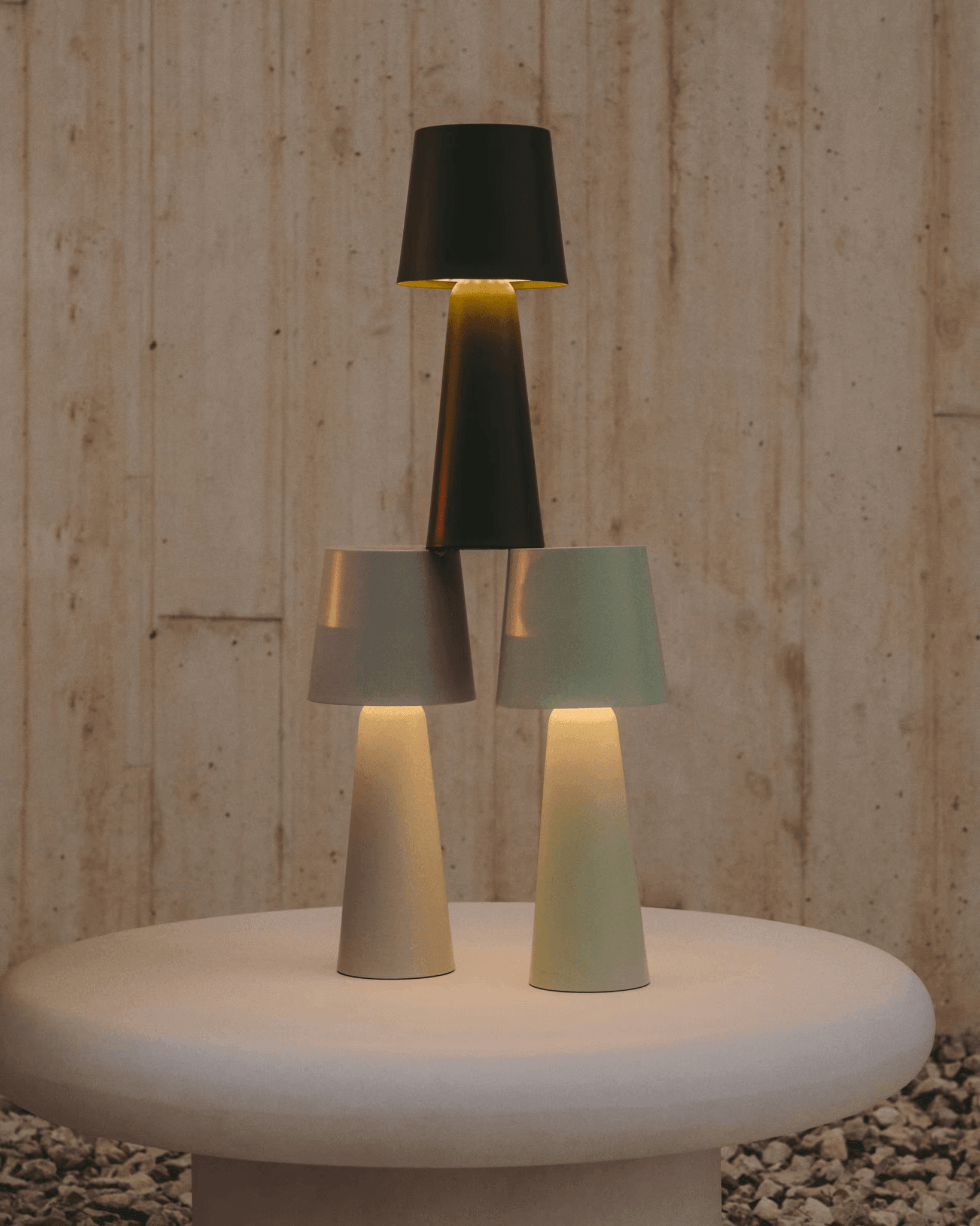 Lampa akumulatorowa zewnętrzna ARENYS jasnozielony La Forma Eye on Design