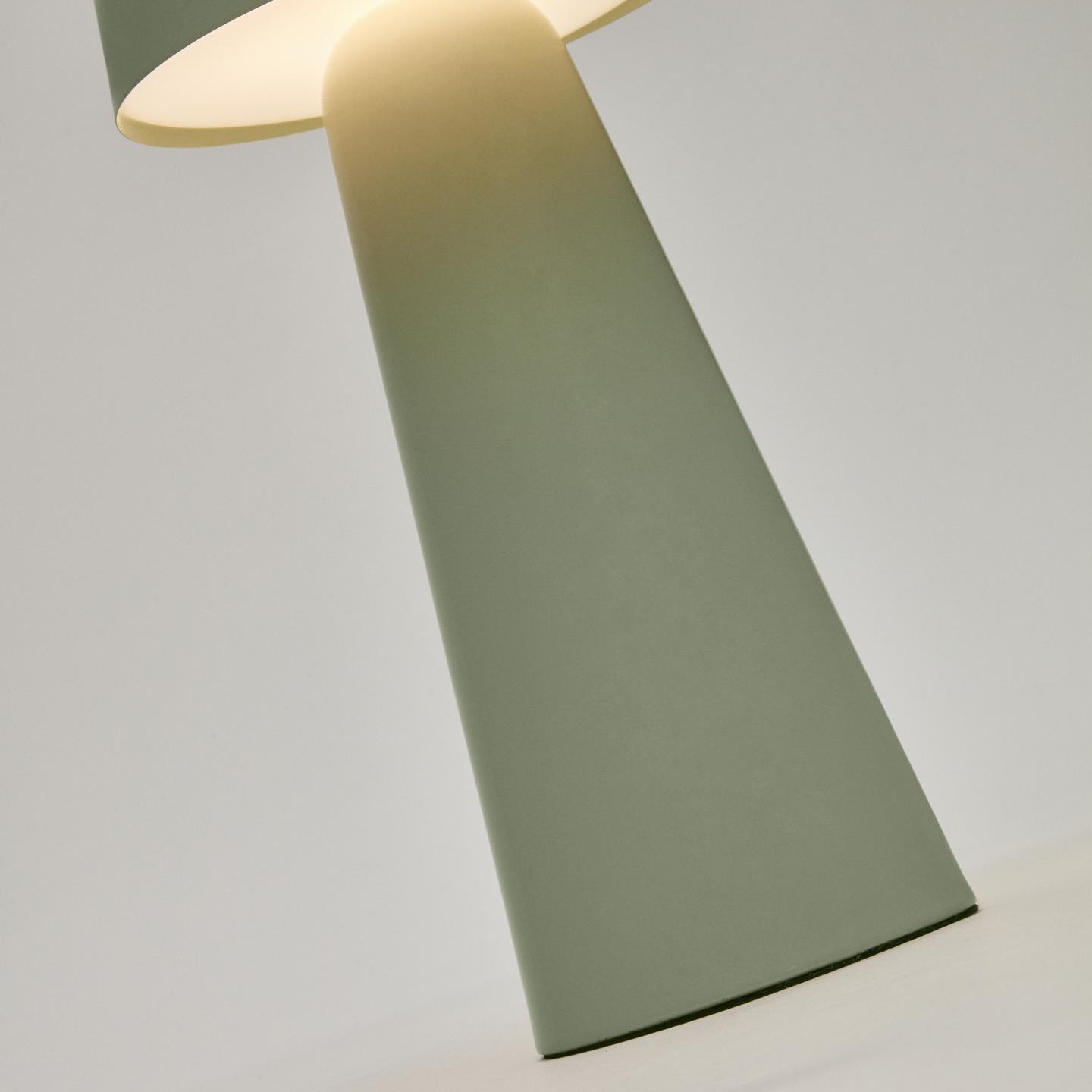 Lampa akumulatorowa zewnętrzna ARENYS jasnozielony La Forma Eye on Design