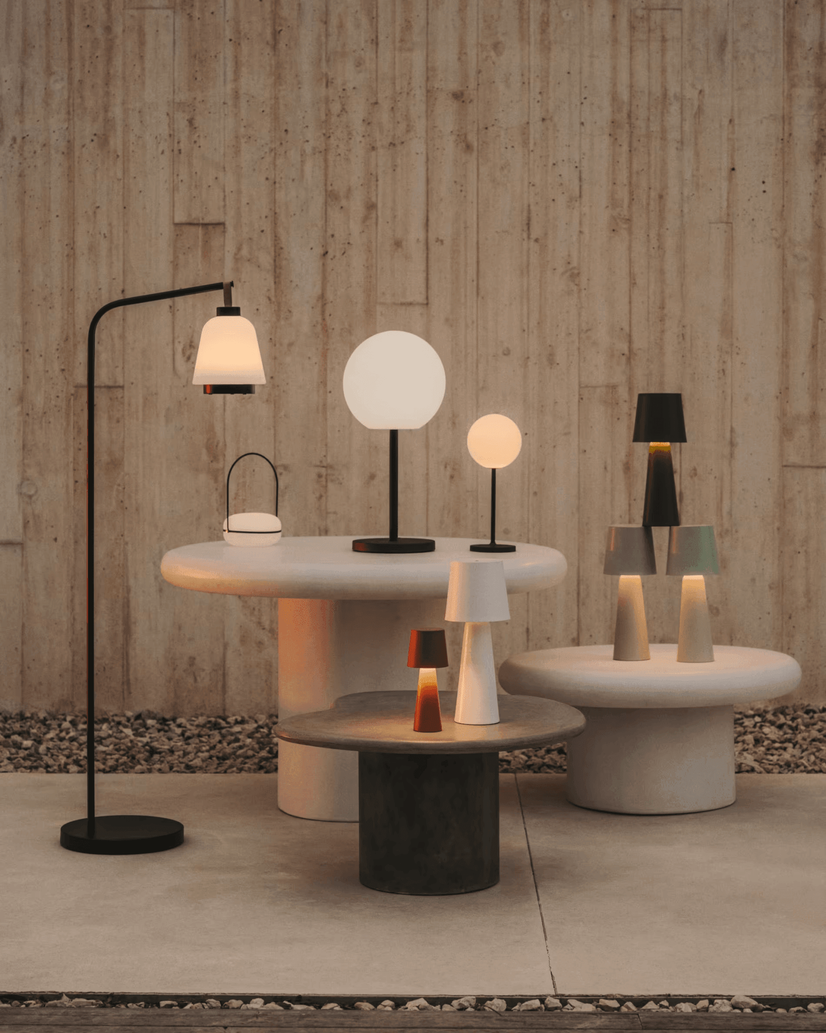 Lampa akumulatorowa zewnętrzna ARENYS zielony La Forma Eye on Design