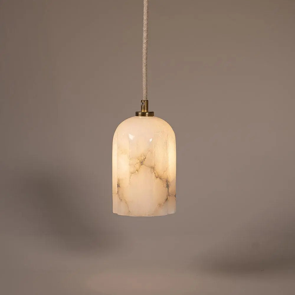Lampa alabastrowa wisząca URANIA mosiężny – mosiądz, Embassy Interiors