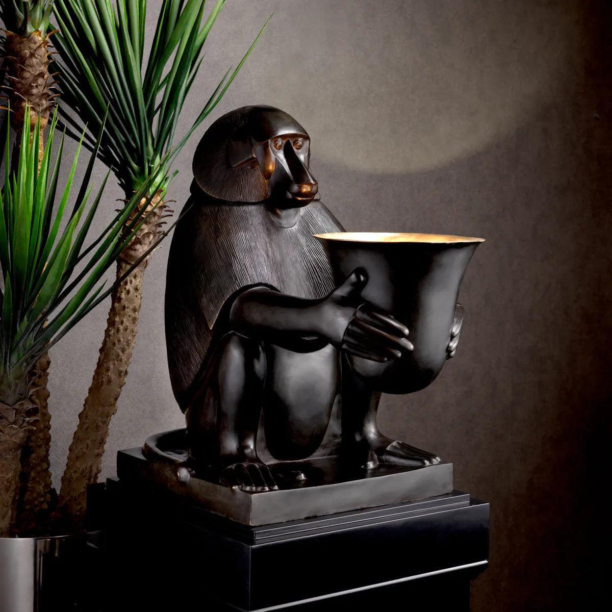 Lampa ART DECO MONKEY brązowa patyna Eichholtz Eye on Design