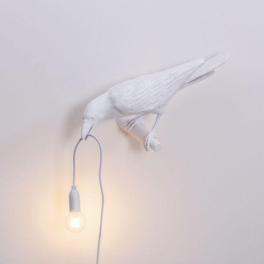 Lampa BIRD LOOKING LEFT biały Seletti Eye on Design