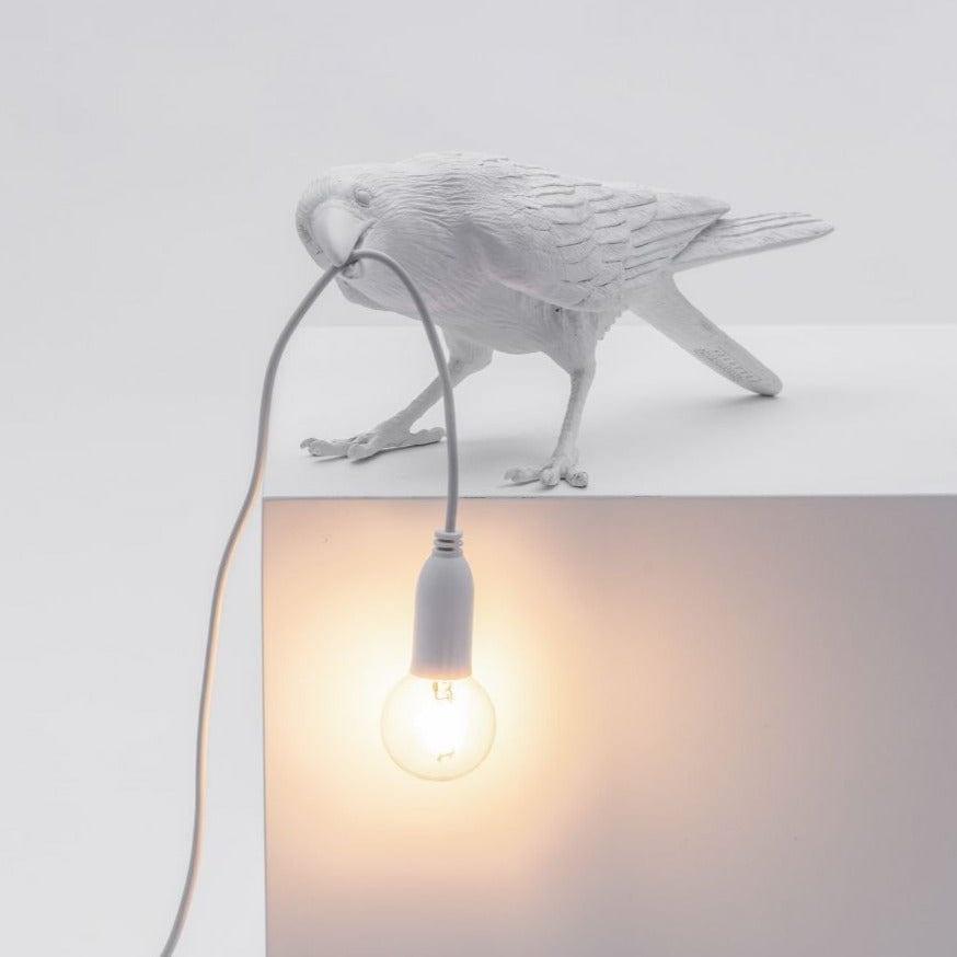 Lampa BIRD PLAYING biały Seletti Eye on Design
