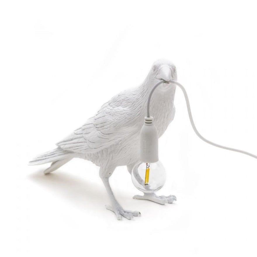 Lampa BIRD WAITING biały Seletti Eye on Design
