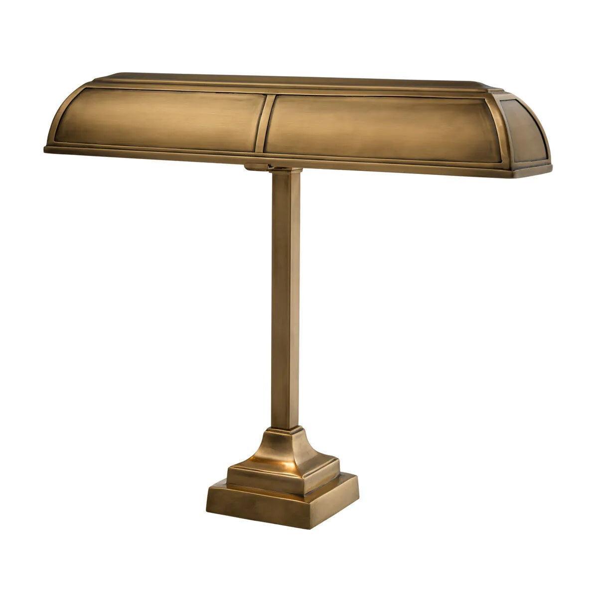 Lampa biurkowa BANKER TRUST mosiężny Eichholtz Eye on Design