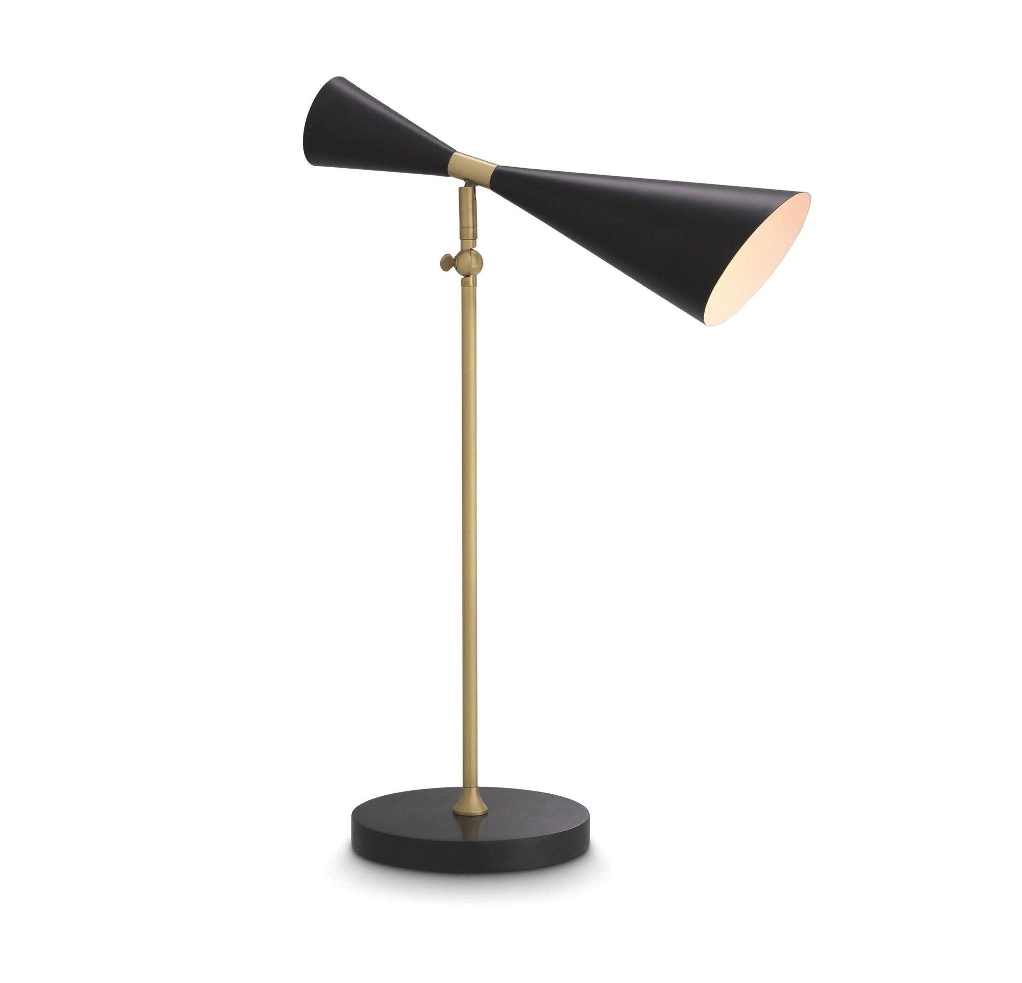 Lampa biurkowa MILOS czarny Eichholtz Eye on Design