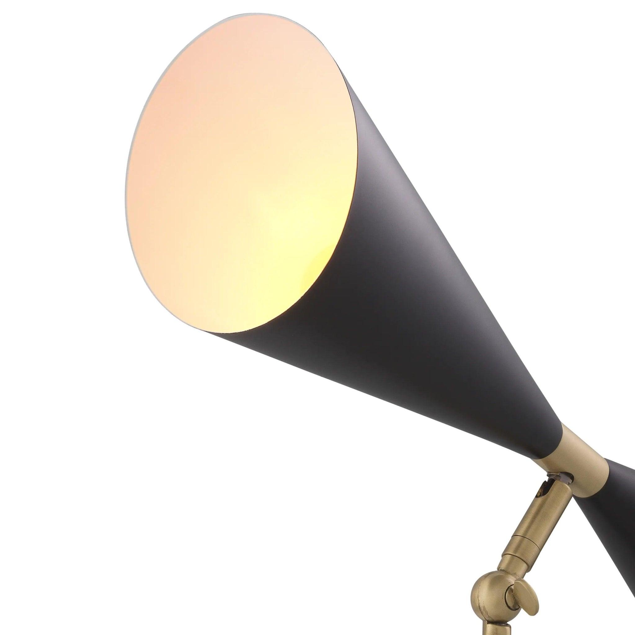 Lampa biurkowa MILOS czarny Eichholtz Eye on Design